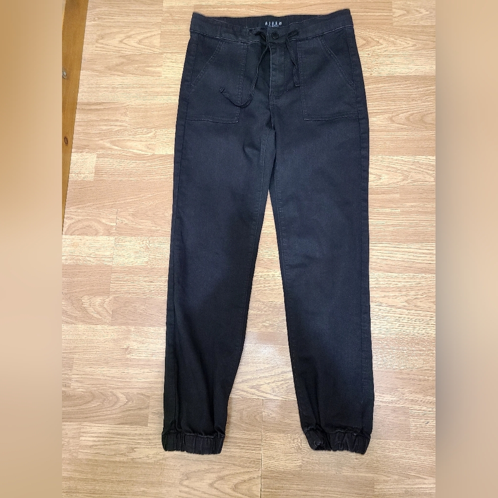 Risen Los Angeles Joggers Fabric Jeans Women's Size 5 27x28 Black